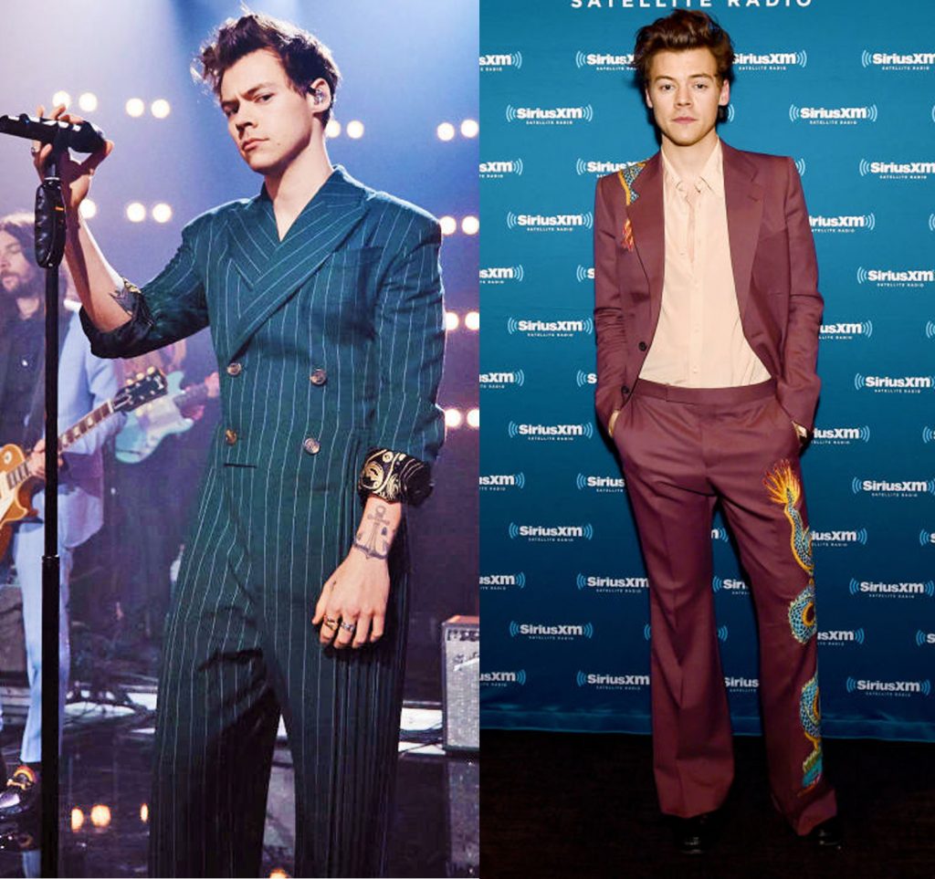 Harry Styles phá vở phong cách thời trang sao nam