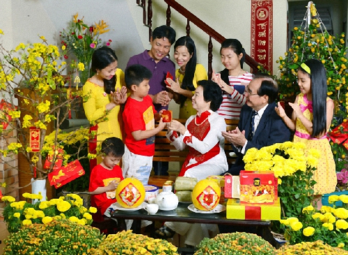 Phong tục ngày tết của gia đình Việt