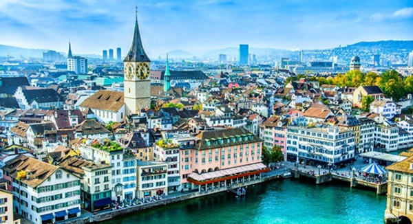 Thành phố Zurich nơi sở hữu rất nhiều các khu phố cổ khá đặc trưng ở Châu Âu