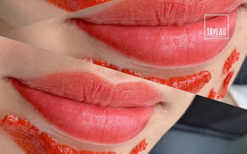 Trải nghiệm đôi môi đỏ hồng căng mọng tại Taylar Nguyen Beauty & Academy